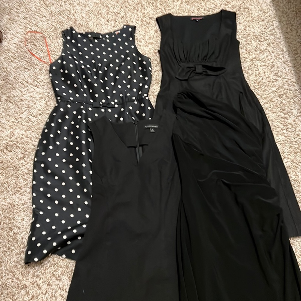 LBD galore!  4 worn once size 2 black dresses